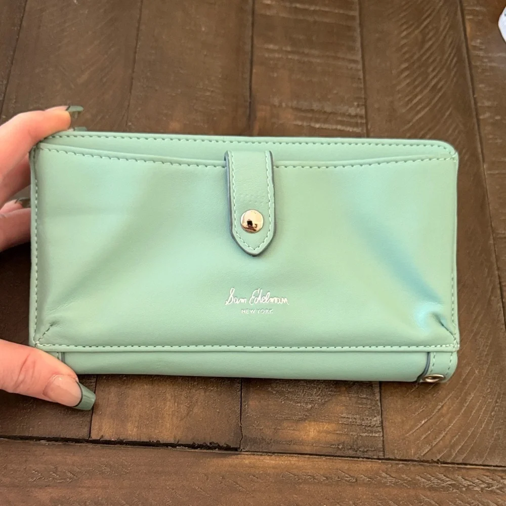 Sam Edelman Sabela light Tiffany blue Green Wallet